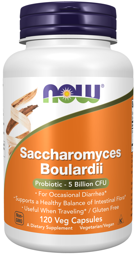 NOW Foods - Saccharomyces Boulardii, 60 capsule - Billede 4
