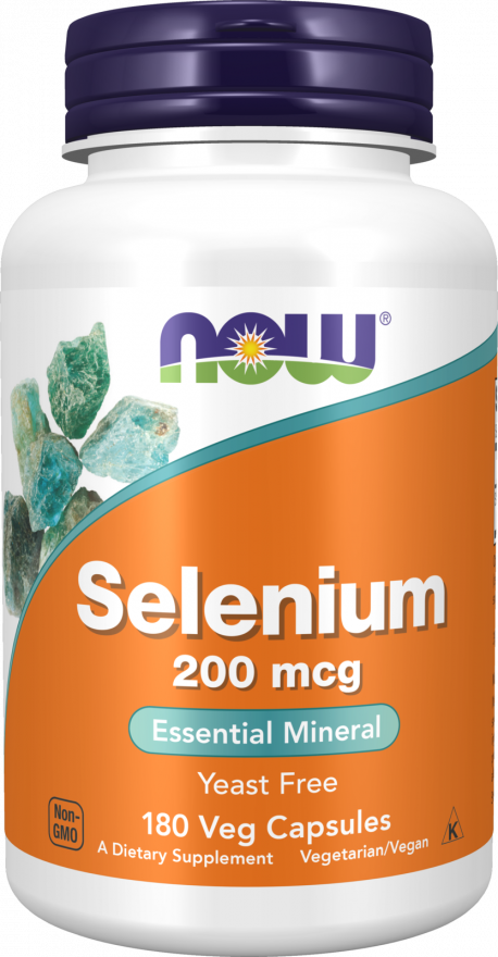 NOW Foods - Seleniu, 200mcg, 90 capsule - Billede 4