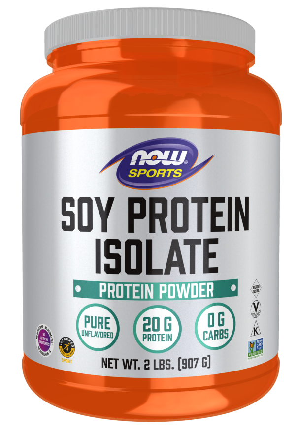 NOW Foods - Izolat de proteine din soia, neîndulcit - 544g - Billede 4