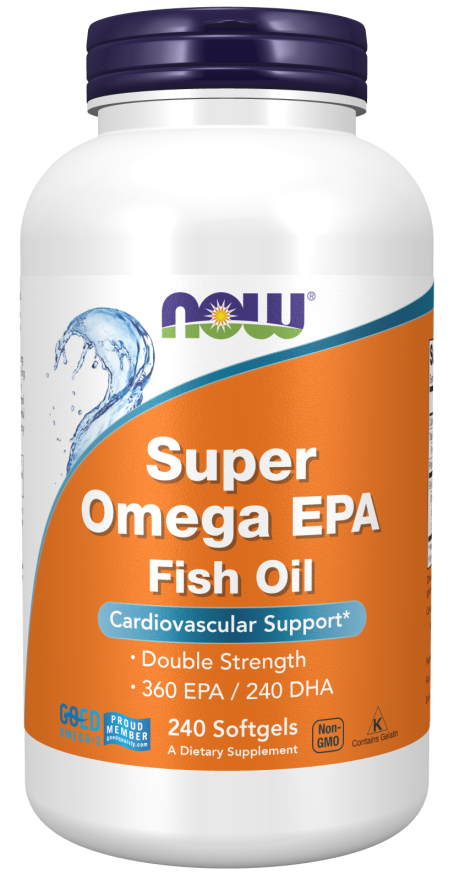 NOW Foods - Super Omega EPA Distilat Molecular - 240 Capsule Gelatină Moale - imagine 4