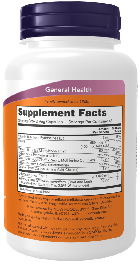 NU Foods - Energie pentru Tiroidă - 90 capsule - imagine 2