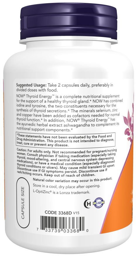 NU Foods - Energie pentru Tiroidă - 90 capsule - imagine 3