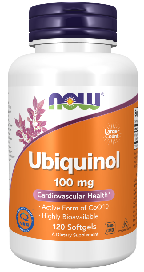 NOW Foods - Ubiquinol, 100mg - 60 capsule moi - imagine 4