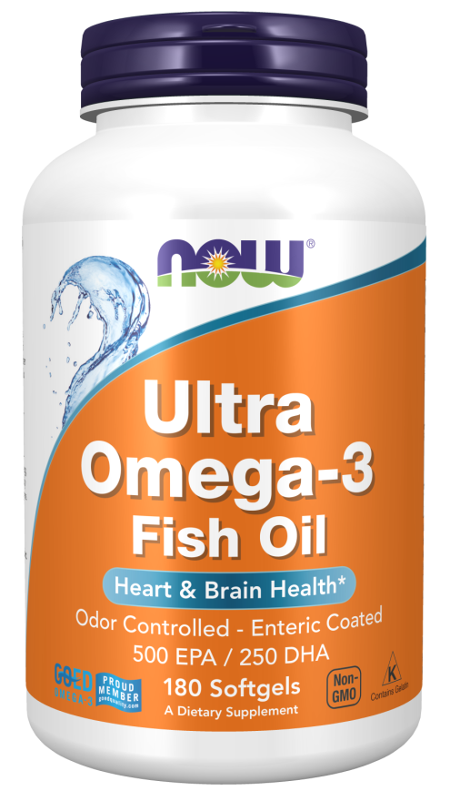 NOW Foods - Ultra Omega-3, 90 capsule moi - Billede 4