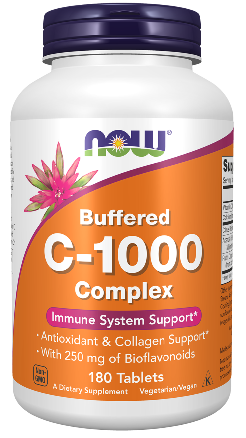 NOW Foods - Complex de Vitamina C-1000 cu 250 mg Bioflavonoide - 90 tablete - Billede 4