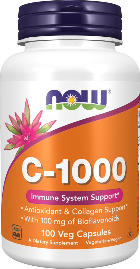 NOW Foods - Vitamina C-1000, 30 capsule - Billede 4