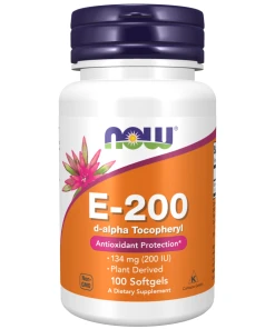 Vitamin E-200 D-Alpha Tocopheryl Softgels