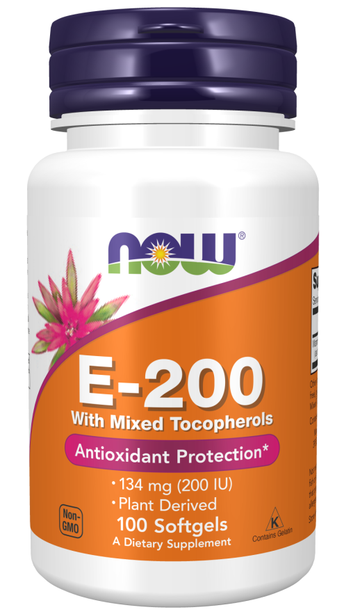 Vitamin E-200 With Mixed Tocopherols Softgels