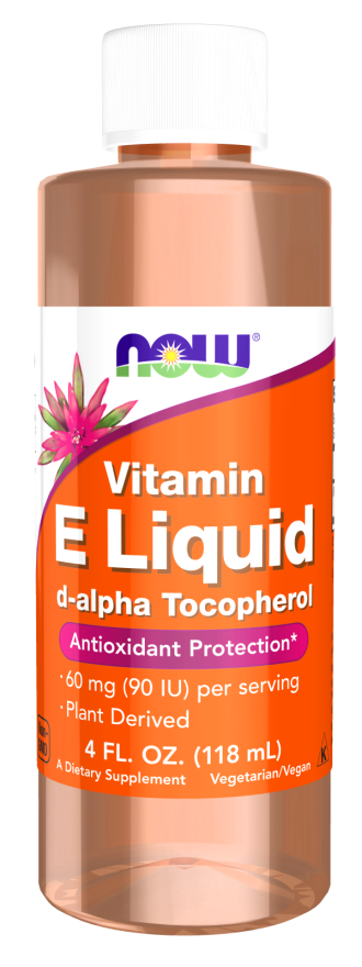 NOW Foods - Vitamina E lichidă, 30 ml - Billede 4
