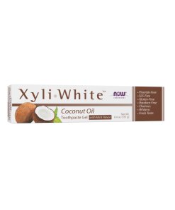 NOW Foods - XyliWhite Gel de Pastă de Dinți cu Ulei de Cocos - 181g