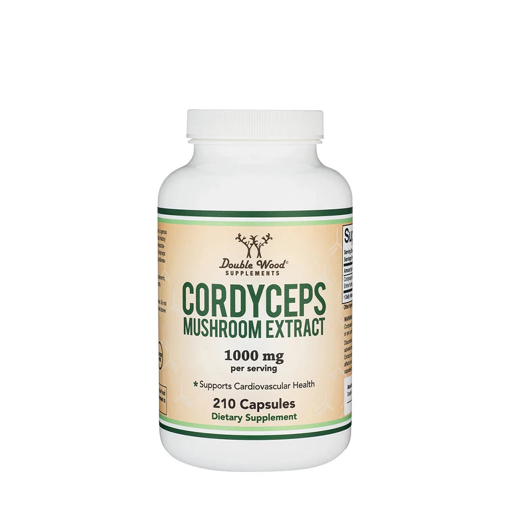 Double Wood Supplements Cordyceps Mushroom Extract (210 capsules)