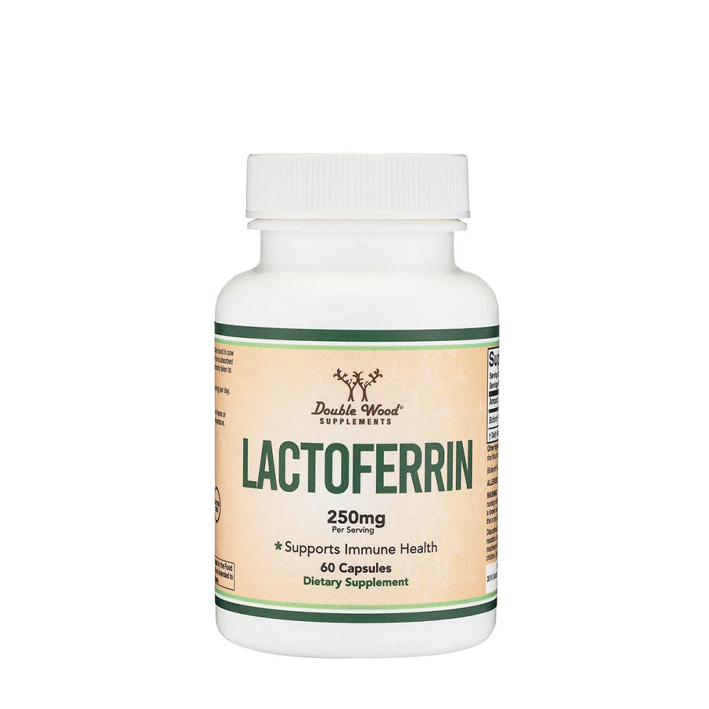 Double Wood Supplements Lactoferrin (60 Capsules)