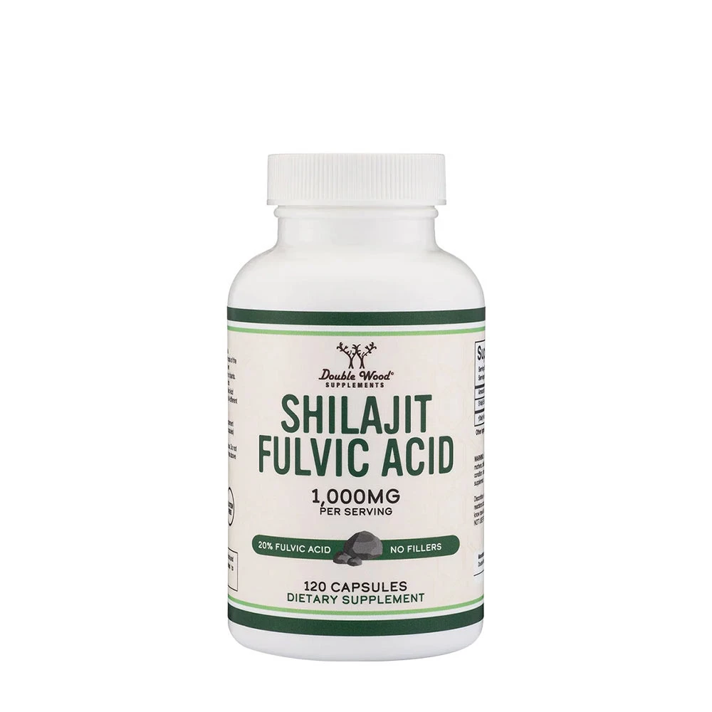 Double Wood Supplements Shilajit Resin (120 Capsules)