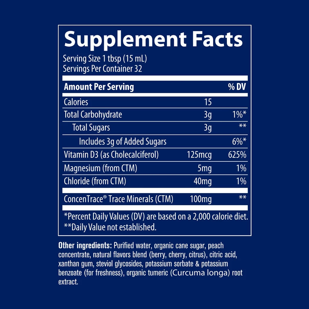 Trace Minerals - Vitamină D3 Lichidă 5000 UI - imagine 4