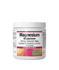 Natural Factors Magnesium Bisglycinate Pure 200 mg  (145 g)