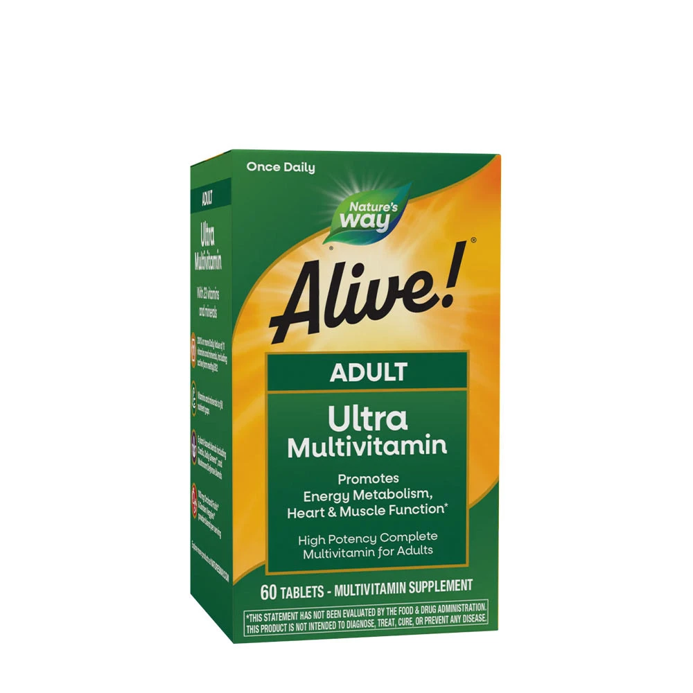 Nature's Way - Alive!® Adult Ultra Multivitamin (60 Tablets)