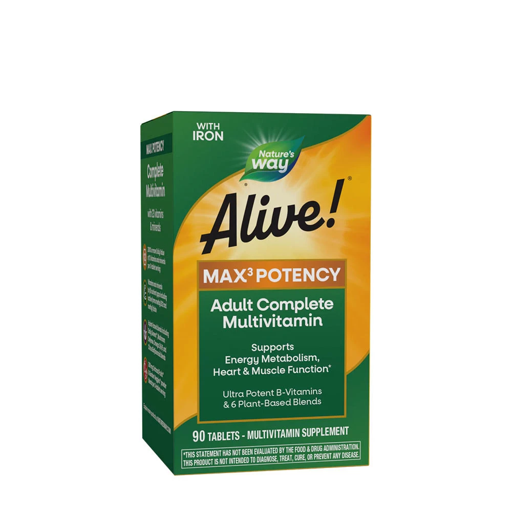 Nature's Way - Alive!® Max3 Potency Multivitamin (90 Tablets)