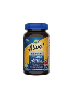 Nature's Way - Alive!® Premium Men’s 50+ Gummy Multivitamin (75 Gummies