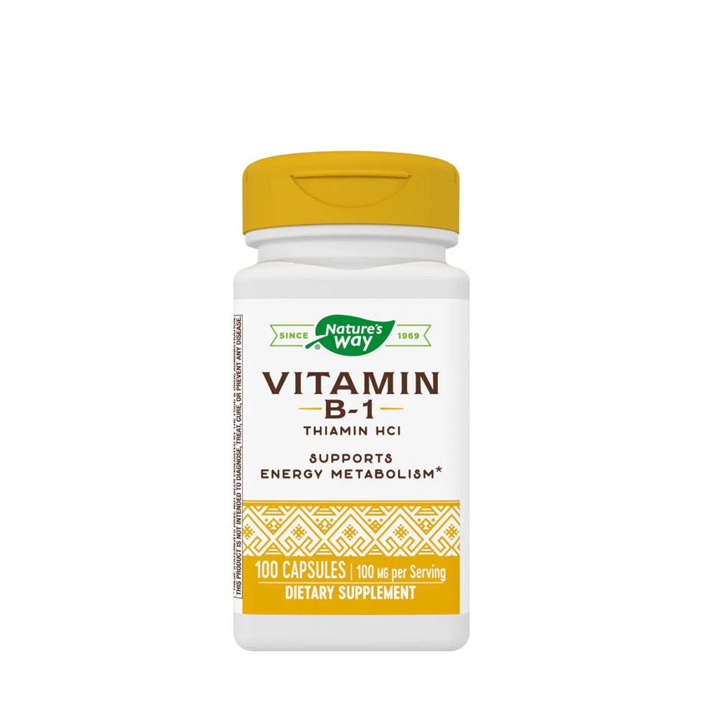 Nature's Way - Vitamin B1 (100 Capsules)