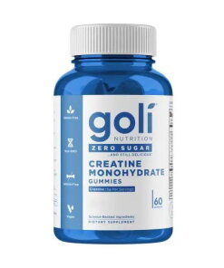 GOLI NUTRITION Creatine Monohydrate Zero Sugar (60 gummies)