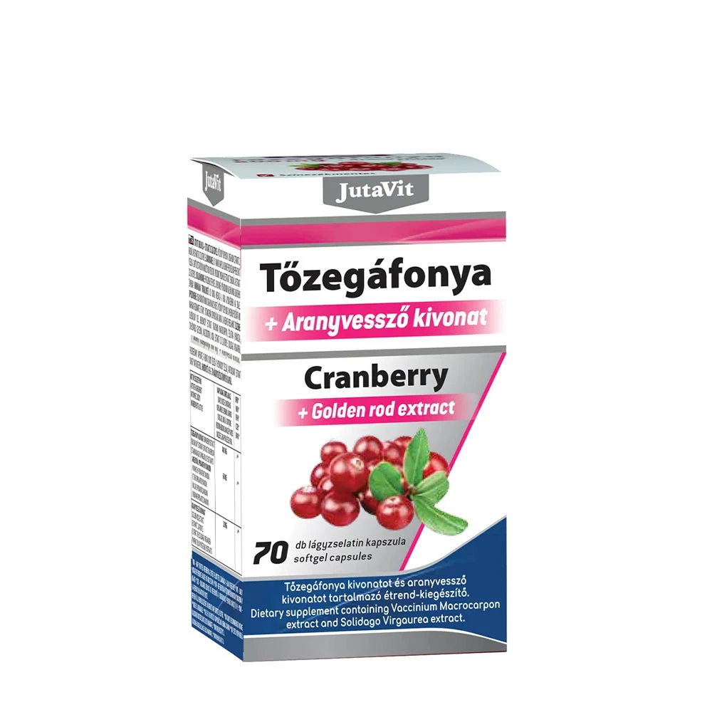 JutaVit Cranberry 800 mg + Golden Rod Extract (70 Softgels)
