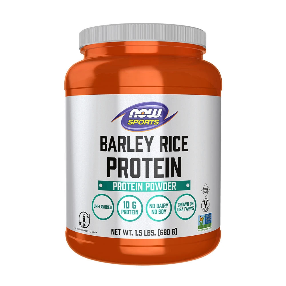 NOW Barley Rice Protein Powder (680 g)