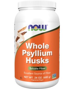 NOW FOODS Psyllium Husks Whole (680 g / 24 oz)