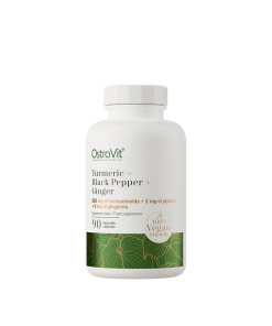 Ostrovit Turmeric + Black Pepper + Ginger VEGE (90 Capsules)