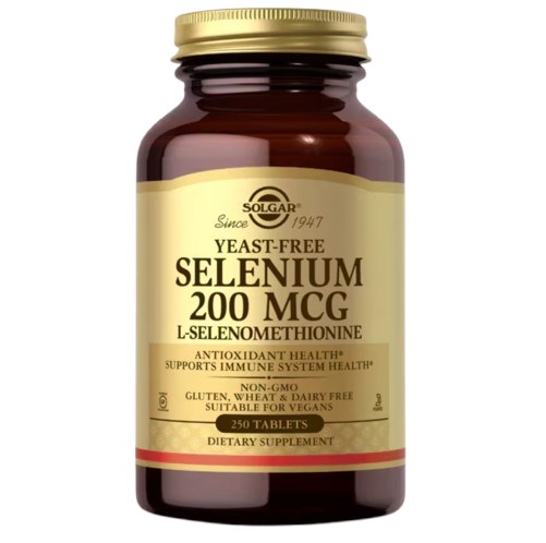SOLGAR Yeast-Free Selenium 200 mcg (250 tabs)