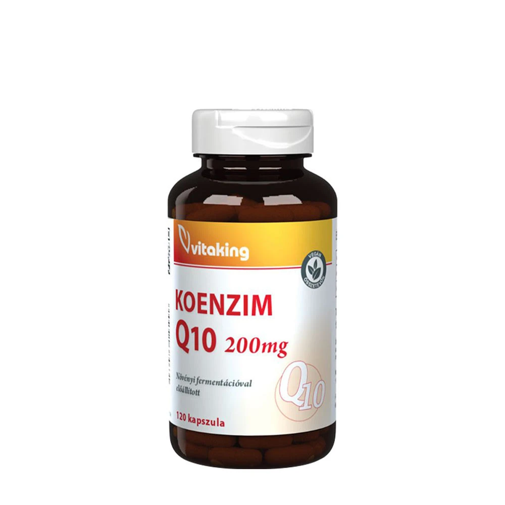Vitaking Fermented Plant-Based Coenzyme Q10 200 mg (120 Capsules)