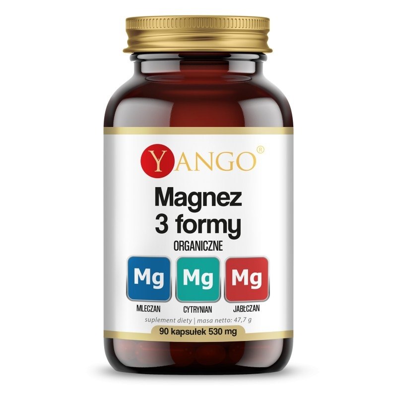 Yango - Magneziu în 3 forme, 90 capsule