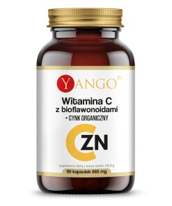 YANGO Vitamin C with Bioflavonoids + Organic Zinc (90 caps)